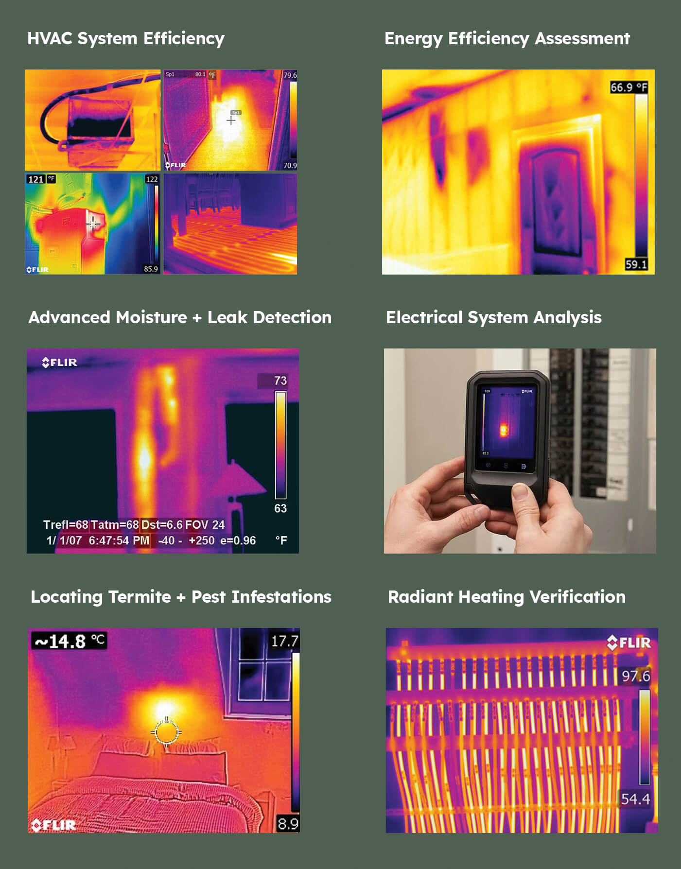 Colorado Property Inspections Using Thermal Cameras