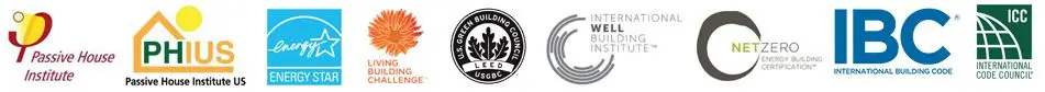 New Home Construction Building Code Logos